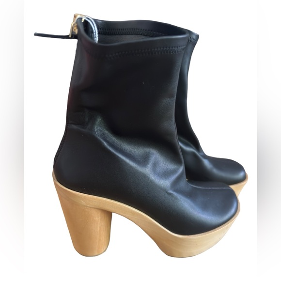 Burberry Kenwood Leather Platform Boots size 39 - Picture 2 of 14